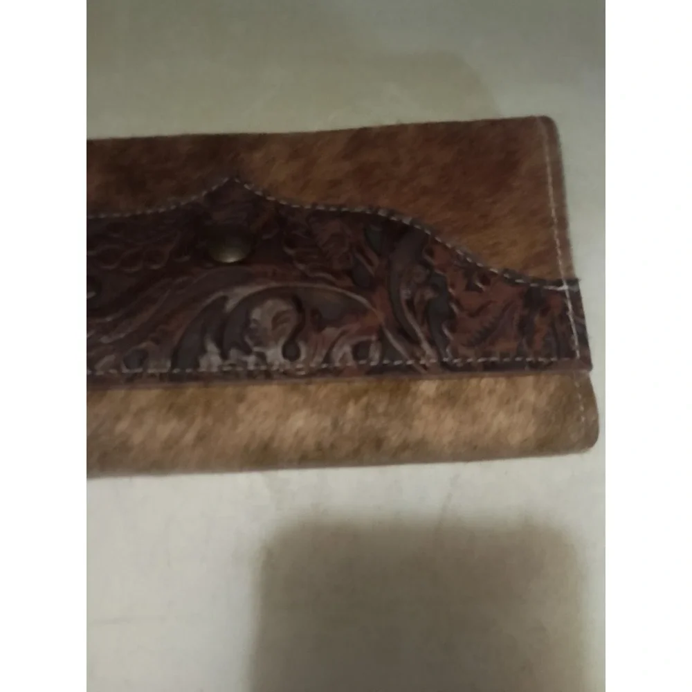 Woman's‎ Leather Cowhide Wallet 8